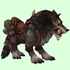 Saddled Grey Draenor Wolf