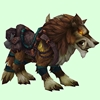 Saddled Yellow-Brown Draenor Wolf