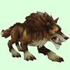 Yellow-Brown Draenor Wolf